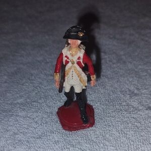 Napoleonic Soldier Toy Figure - Red and Black
